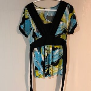 Artsy business casual blouse